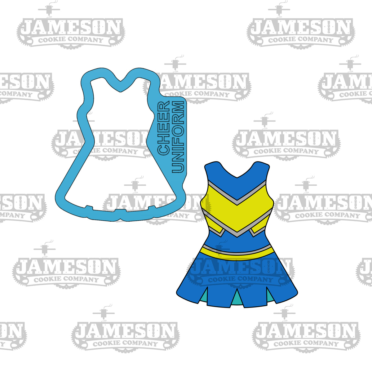 Cheerleader uniform clearance template