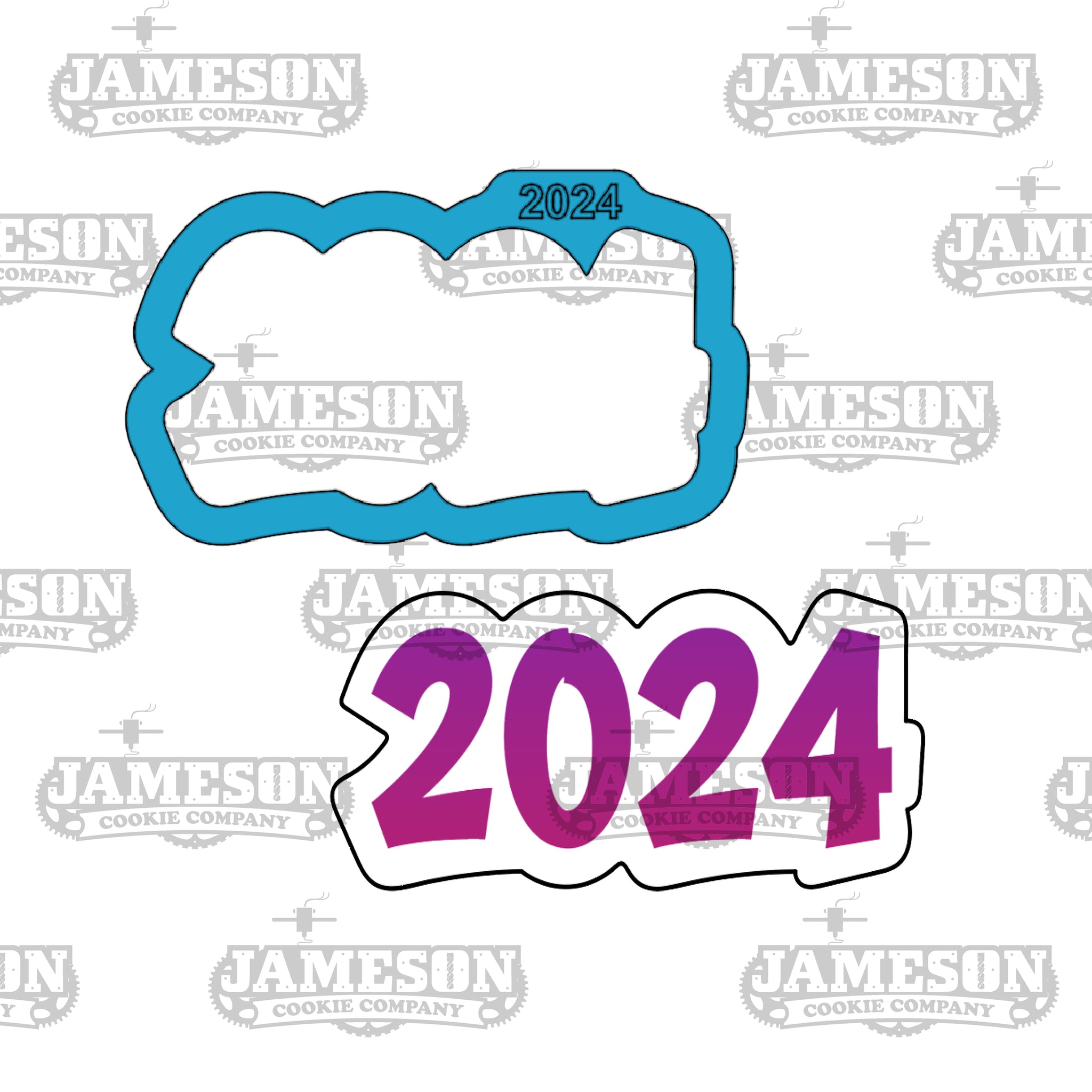 2024 Plaque Cookie Cutter - Graduation, New Years