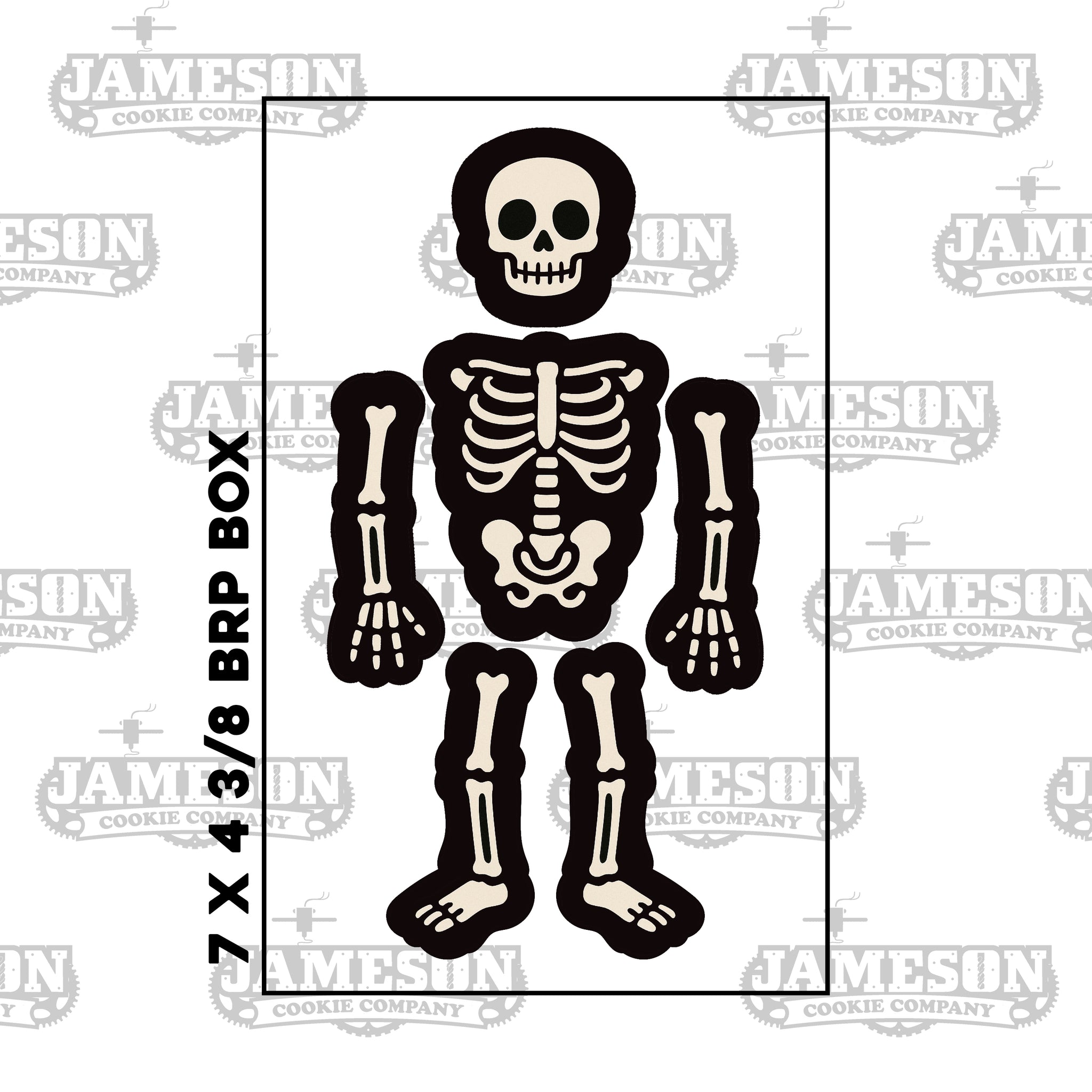 Build A Skeleton Cookie Cutter Set for 7 X 4 3/8 BRP Box - 4 Piece Set