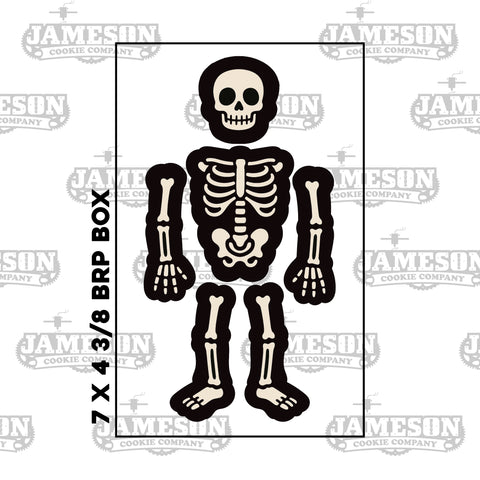 Build A Skeleton Cookie Cutter Set for 7 X 4 3/8 BRP Box - 4 Piece Set