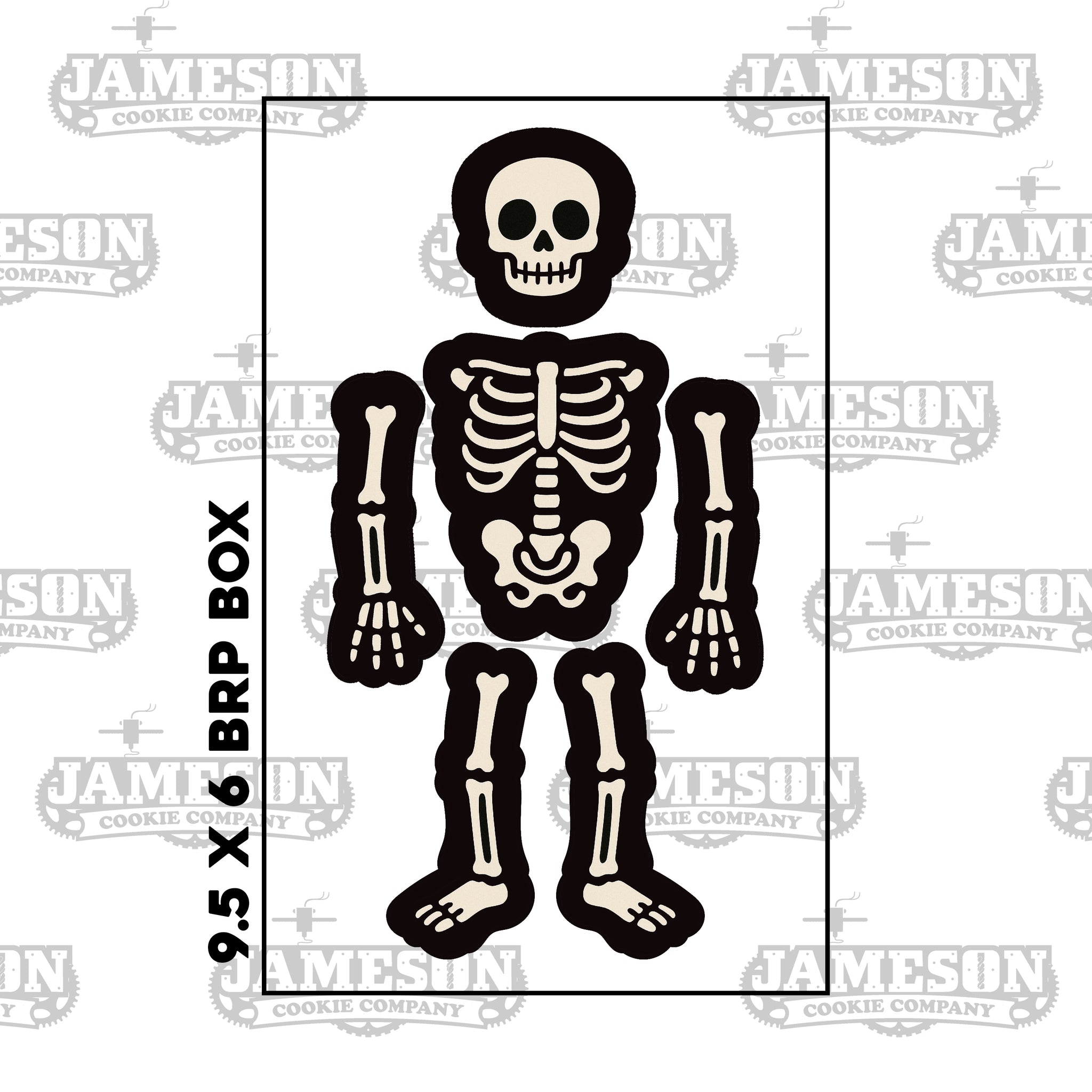 Build A Skeleton Cookie Cutter Set for 9.5x6 BRP Box - 4 Piece Set