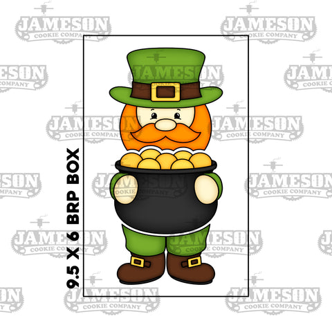 Build A Leprechaun - St. Patrick's Day, 3 Piece Cookie Cutter Set for 9.5 x 6 BRP Box