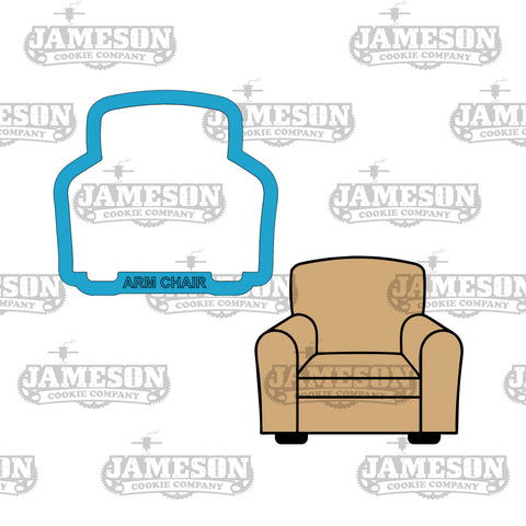 Recliner Arm Chair Cookie Cutter - Couch Potato, Father's Day Theme
