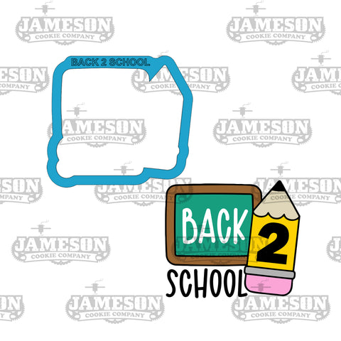 Back To School Cookie Cutter - Teacher Appreciation, Back 2 School Plaque