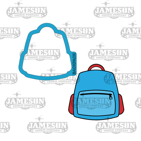 School Backpack #3 Cookie Cutter - Teacher Appreciation, Back Pack, Camping, Travel, Hiking