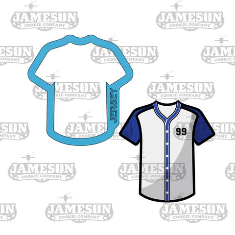 Baseball Jersey Cookie Cutter - Sport Theme, Baseball Uniform Shirt
