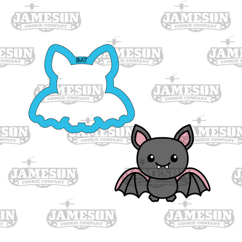 Halloween Bat #4 Cookie Cutter - Halloween Theme, Boy Bat