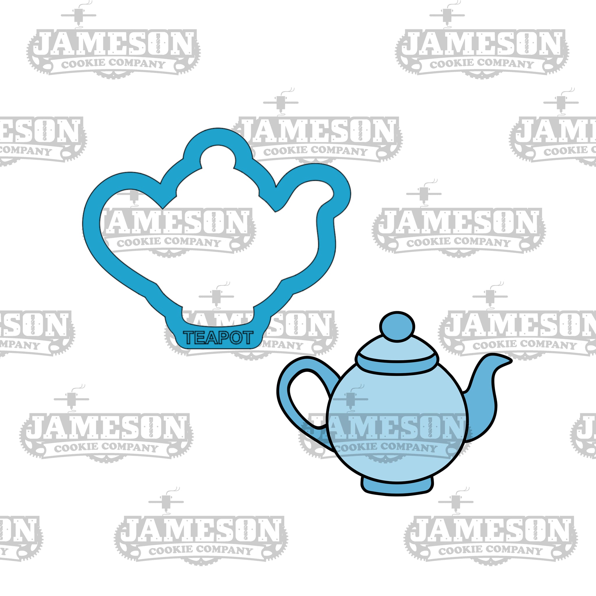 Tea Pot #3 Cookie Cutter - Spring, Tea Party Theme