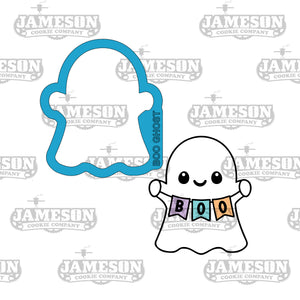 Halloween Boo Ghost Cookie Cutter - Spooky Halloween Theme