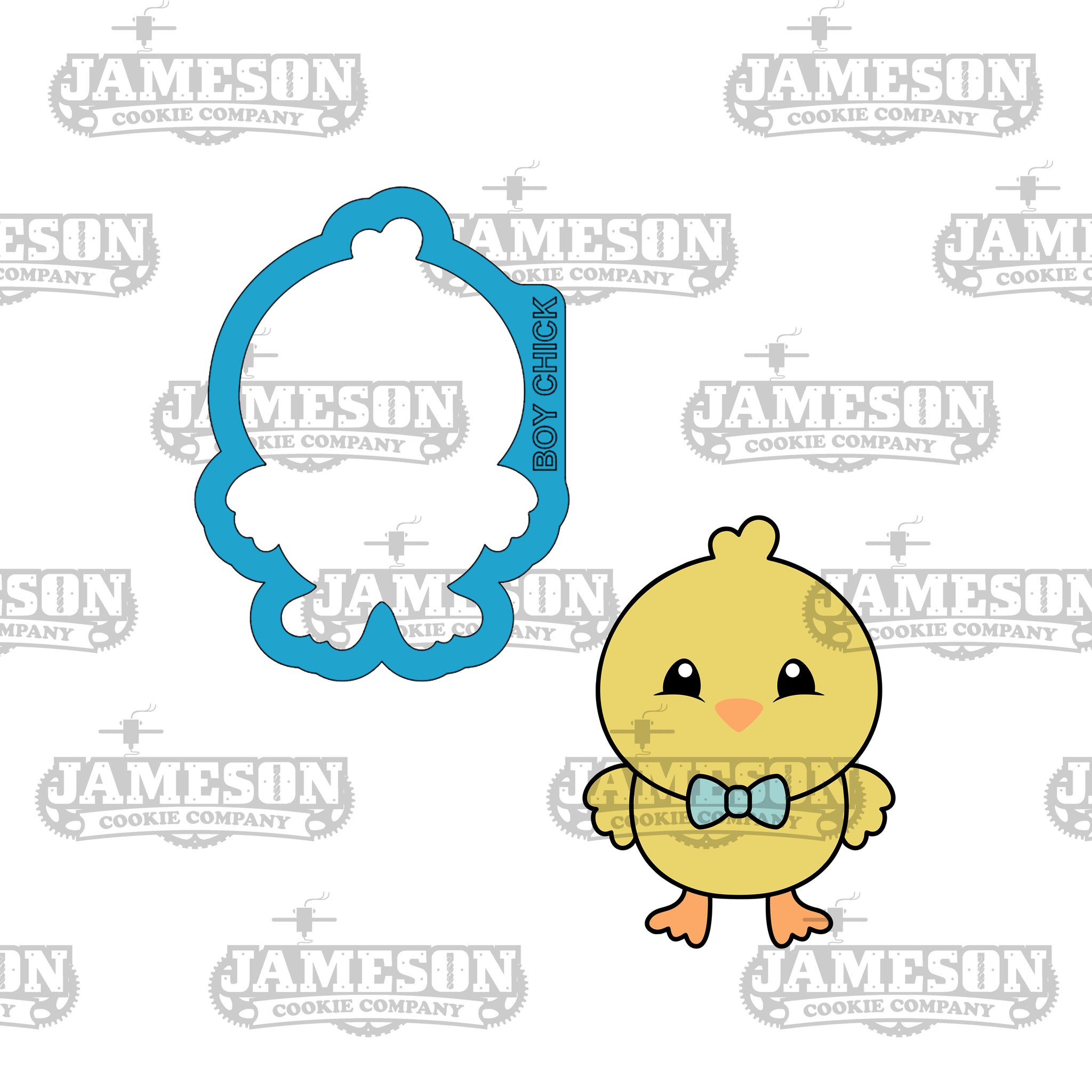 Easter Boy Baby Chick Cookie Cutter - Easter, Spring, Baby, Farm Theme