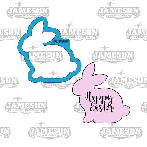 Easter Bunny Shape Cookie Cutter - Chocolate Bunny Rabbit Shape