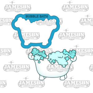 Bubble Bath Tub Cookie Cutter - Mother's Day Theme, Mom