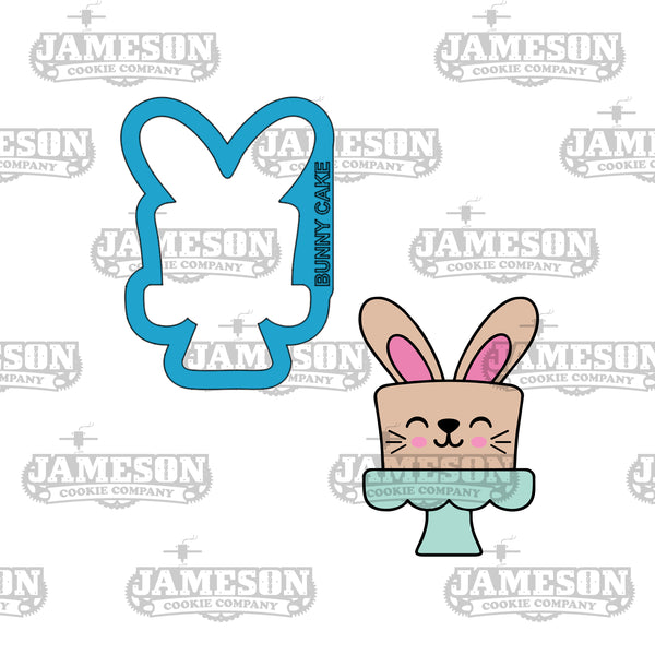 Easter Bunny Cake Cookie Cutter - Easter, Spring Theme