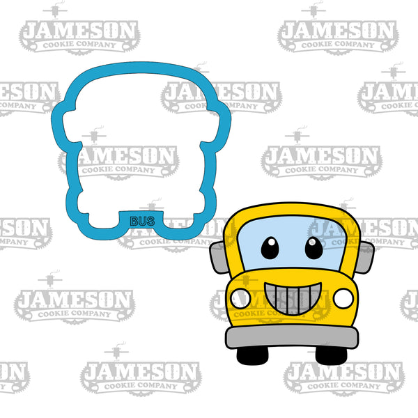 School Bus Front #2 Cookie Cutter - Teacher Appreciation, Back To School Theme