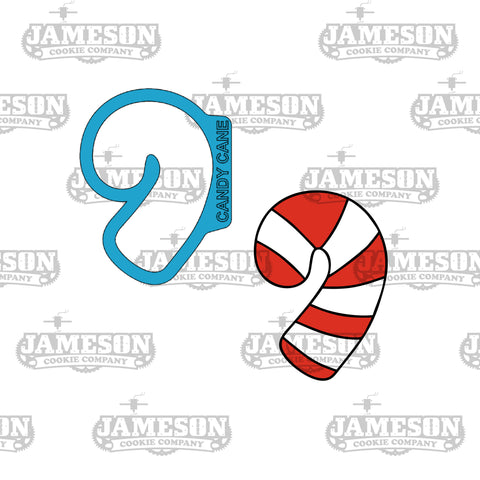 Candy Cane Cookie Cutter - Winter, Christmas Theme