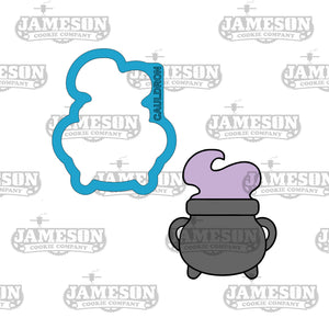 Cauldron #3 Cookie Cutter - Witch Halloween Theme