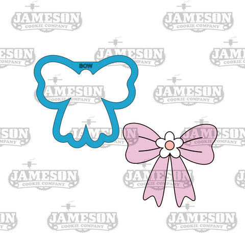 Coquette Bow #2 Cookie Cutter - Baby Shower, Nursery Theme, Baby Clothes, Boho