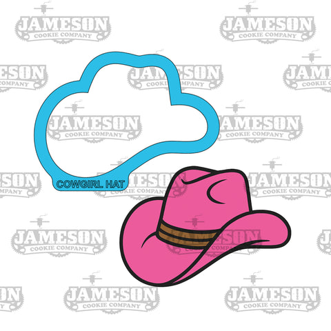 Cowgirl Hat #1 Cookie Cutter - Cowboy, Western Theme