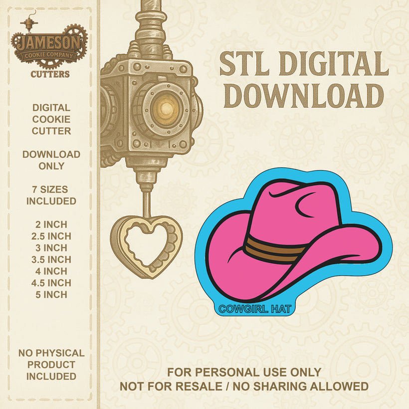 COWBOY/COWGIRL THEME - Digital STL Files