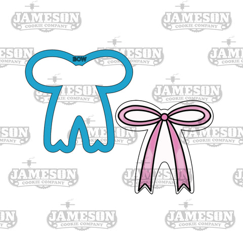 Coquette Bow #1 Cookie Cutter - Baby Shower, Nursery Theme, Baby Clothes, Boho