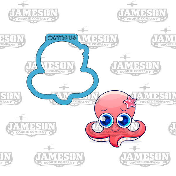 Cute Octopus Cookie Cutter - Under Sea Creature Theme