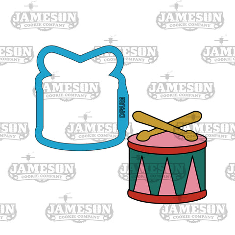 Marching Drum Cookie Cutter - Nutcracker Theme