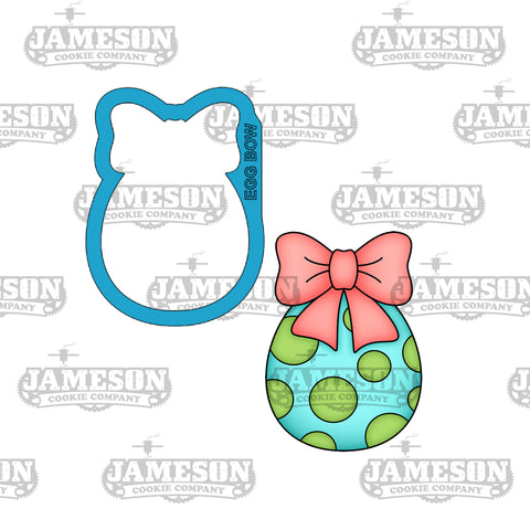 Easter Egg with Bow Cookie Cutter - Easter, Spring Theme