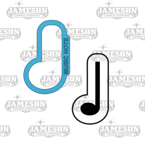 Music Note Cookie Cutter - Quarter Notes - School, Music Theme
