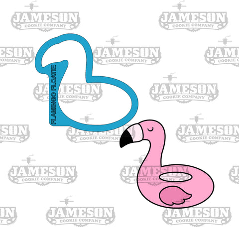 Flamingo Floatie Cookie Cutter - Summer, Beach, Pool Theme