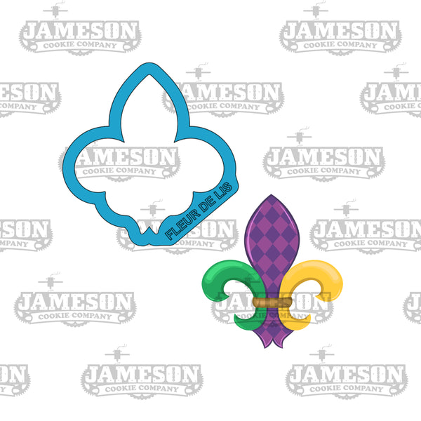 Mardi Gras Fleur De Lis Cookie Cutter - New Orleans, Fat Tuesday