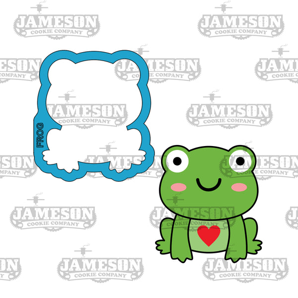 Valentine Frog Cookie Cutter - Valentine's Day, Love Theme