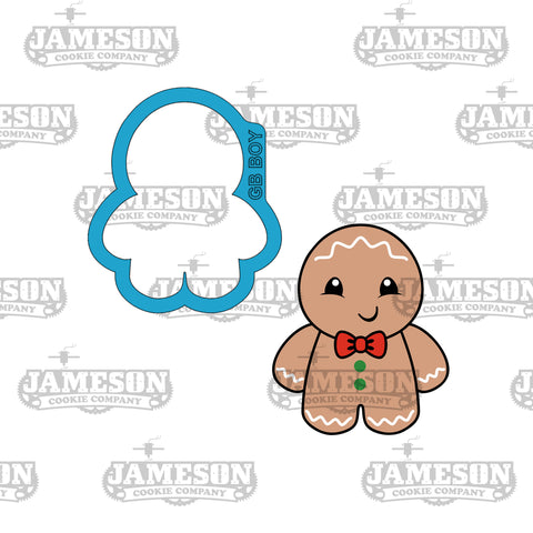 Gingerbread Boy #3 Cookie Cutter - Winter, Christmas Theme