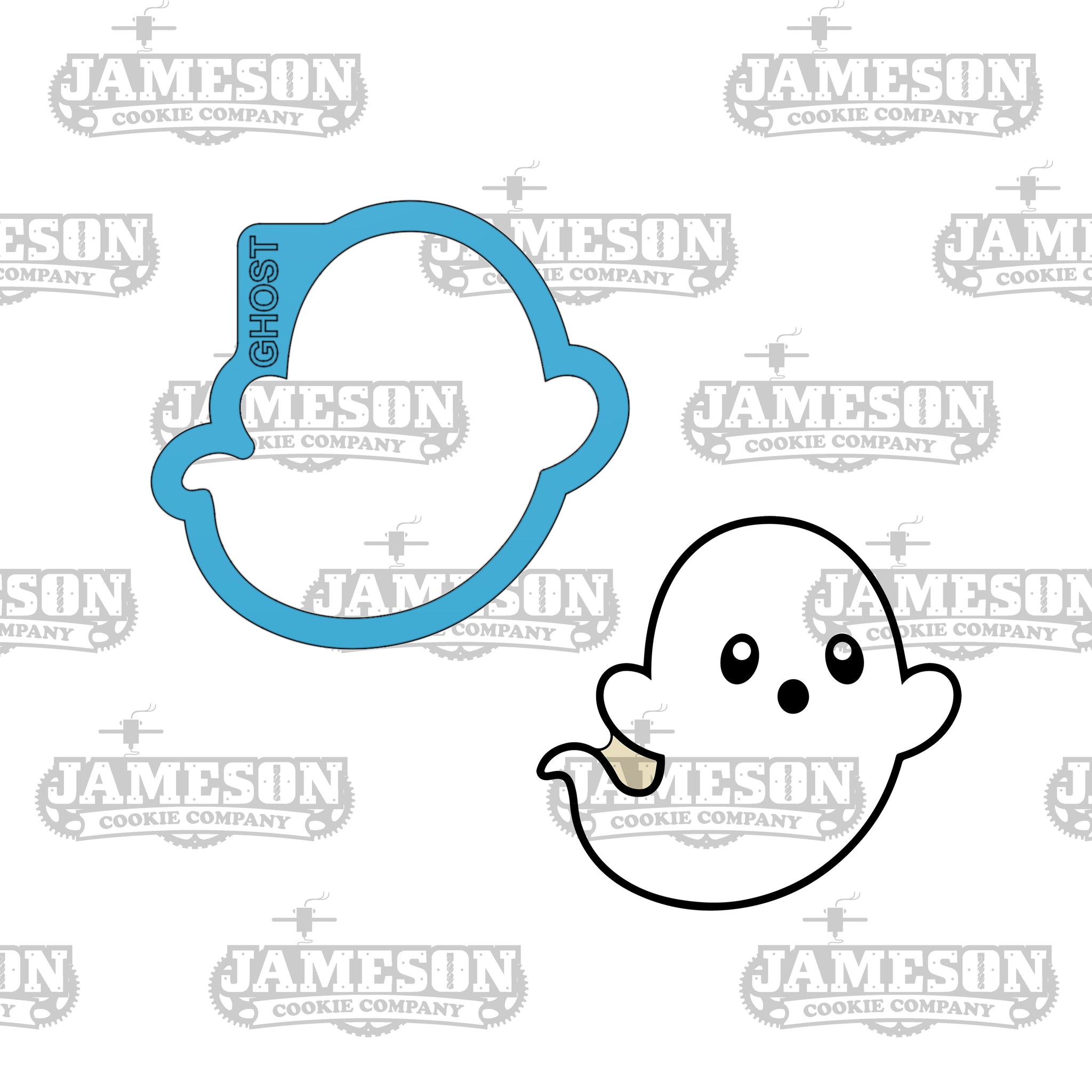Ghost Cookie Cutter - Halloween Monster Character Theme