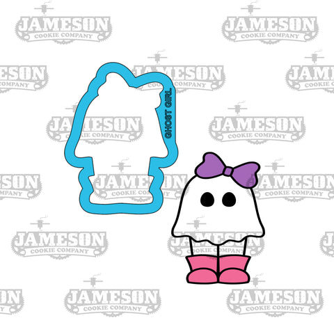 Ghost Girl Cookie Cutter - Halloween