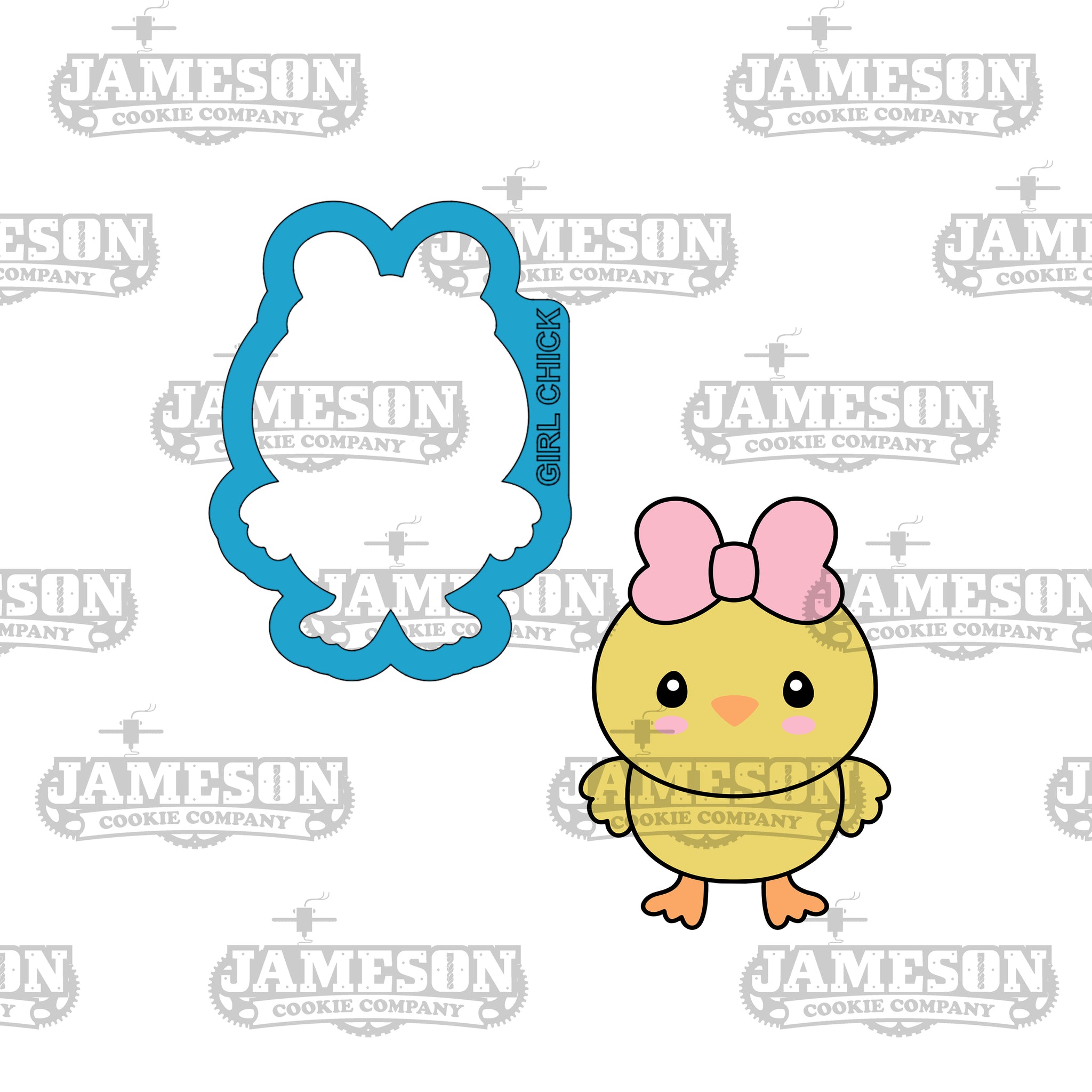 Easter Girl Baby Chick Cookie Cutter - Easter, Spring Theme