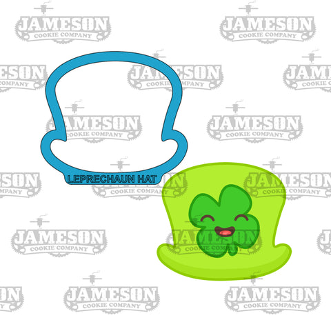 Clover Hat Shaped Marshmallow Charm - St. Patrick's Cookie Cutter