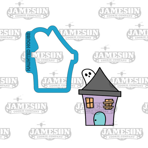 Haunted House Cookie Cutter - Spooky Halloween Theme