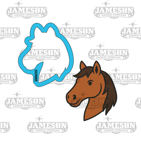 Horse Head Cookie Cutter - Cowboy, Cowgirl, Western Theme