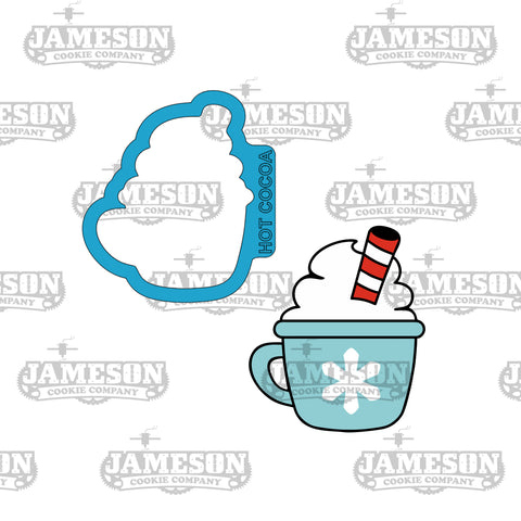 Hot Cocoa #2 Cookie Cutter - Winter, Christmas Theme