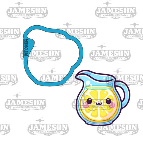Lemonade Pitcher Cookie Cutter - Summer Time Theme, Food, Fruit Cookie Cutters