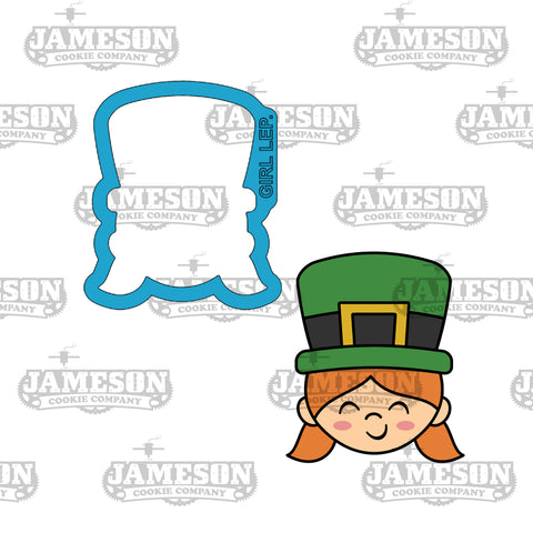 Girl Leprechaun Cookie Cutter - St. Patrick's Day Theme