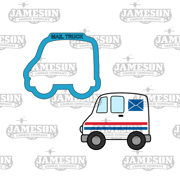 Mail Truck Cookie Cutter - Postal, Post Office Theme, Mail Carrier