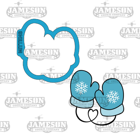 Winter Mittens Cookie Cutter for Christmas