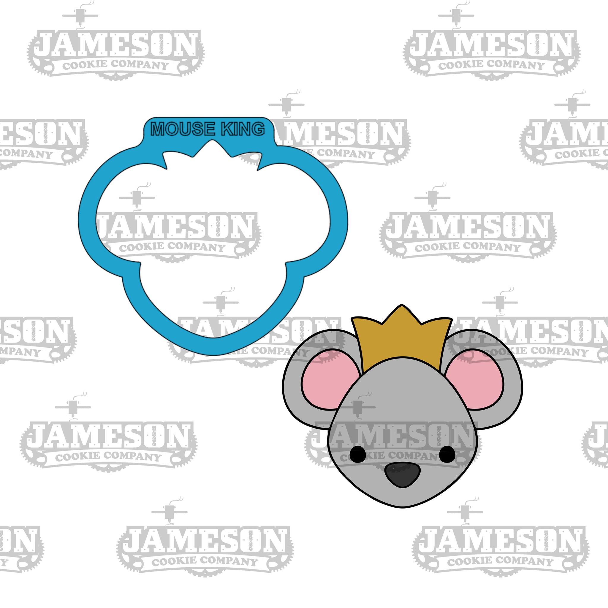 Mouse King Face Head Cookie Cutter - Nutcracker Theme