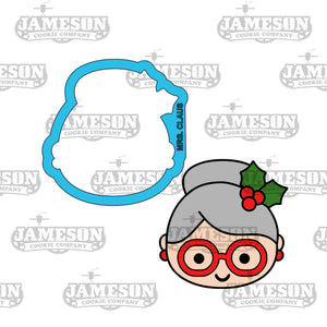 Mrs. Claus #4 Cookie Cutter - Santa Wife, Mrs. Saint Nick