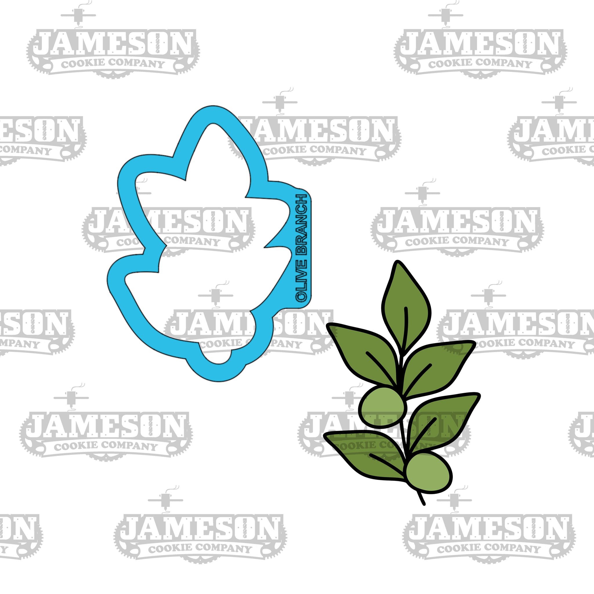 Olive Branch Cookie Cutter - Hanukkah Theme