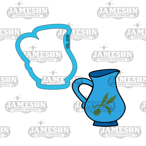 Oil Jug Cookie Cutter - Hanukkah Theme