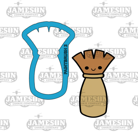 Art Paint Brush #2 Cookie Cutter - Art, Teacher Appreciation, Back To School