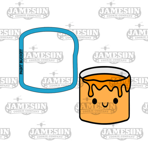 Paint Bucket Jar Cookie Cutter - Art, Teacher Appreciation, Back To School