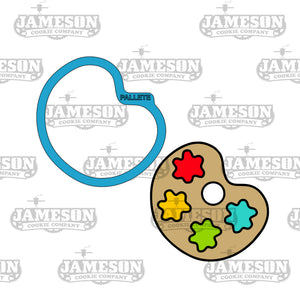 Paint Palette #2 Cookie Cutter - Art, Teacher Appreciation, Back To School